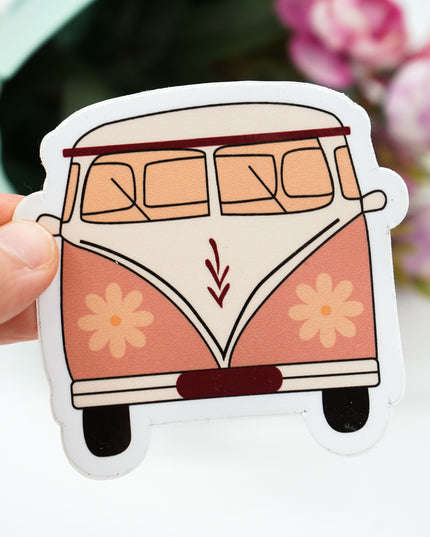 Hippie Van Sticker