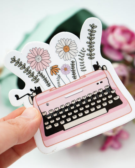 Typewriter Sticker