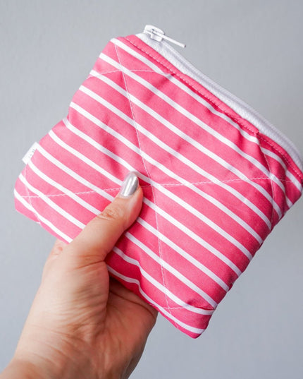 Dark Pink Flat Pouch