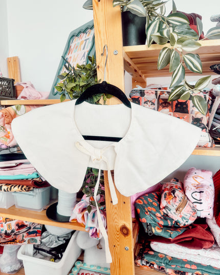 Ivory Oversized Detachable Collar