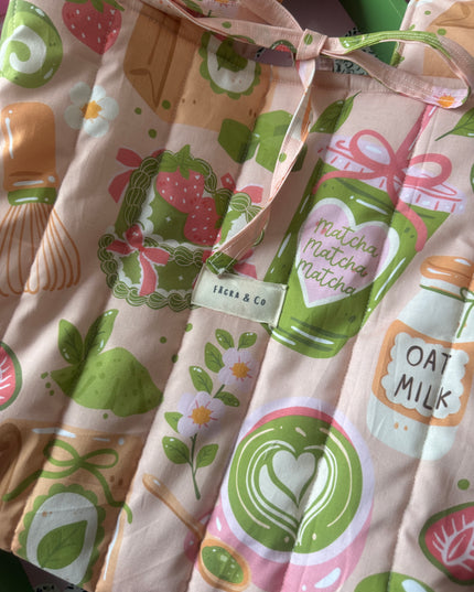 Matcha Tote Bag