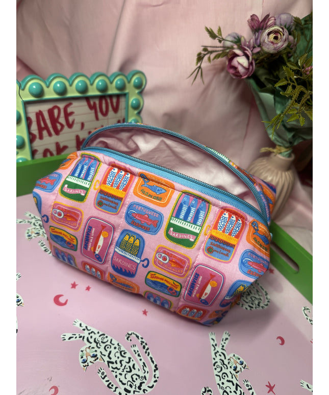 Sardines Makeup Bag Large