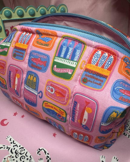 Sardines Makeup Bag Large
