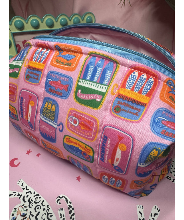 Sardines Makeup Bag Large