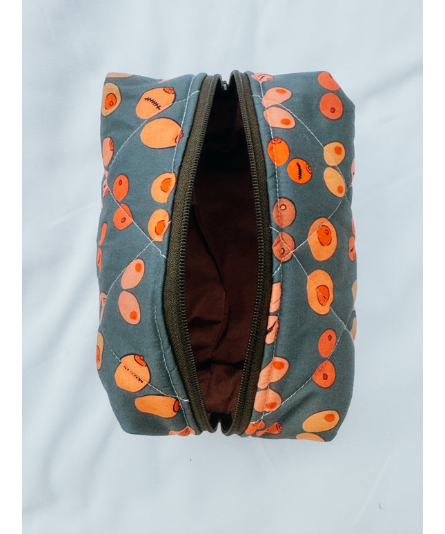 Green Booby Makeup Bag L