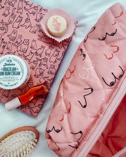 Pink Booby Makeup Bag L