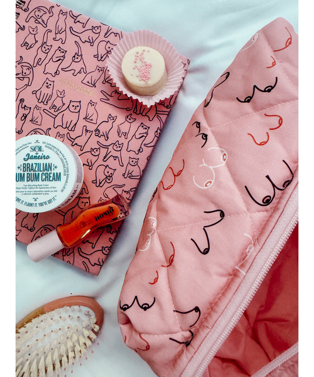 Pink Booby Makeup Bag L