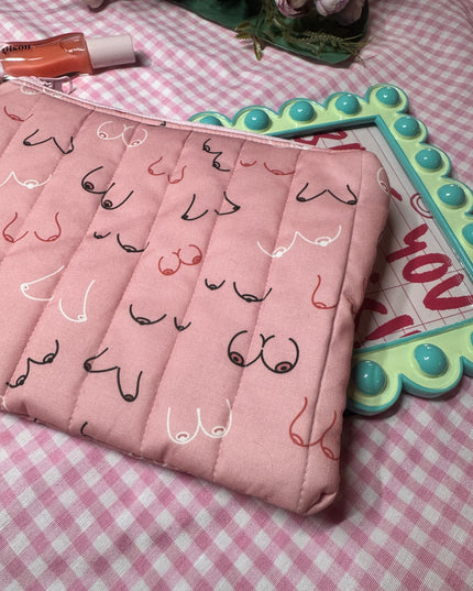 Pink Booby Flat Pouch