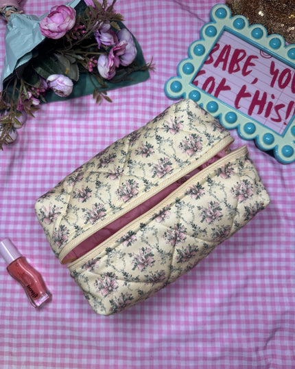 Yellow fairytale Makeup Bag L