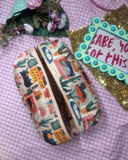 Crazy Cat Lady Makeup Bag L
