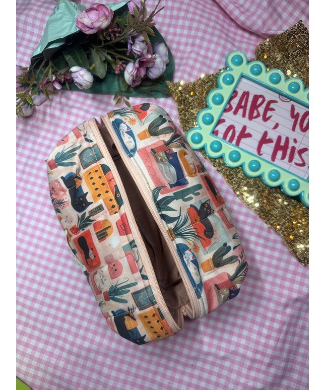 Crazy Cat Lady Makeup Bag L