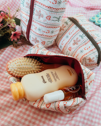Gingerbread Man Makeup Bag ( M )