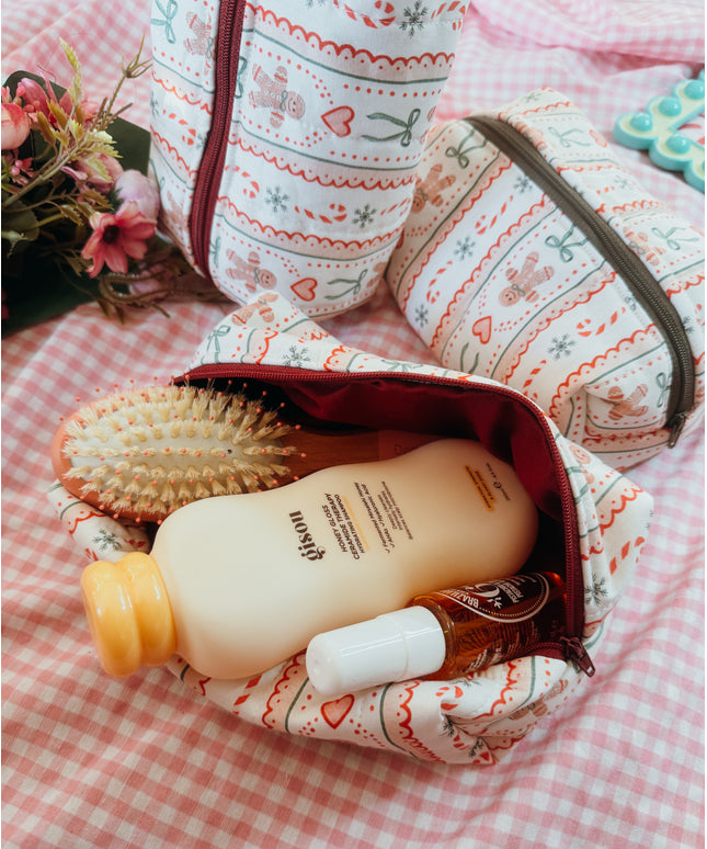 Gingerbread Man Makeup Bag ( M )
