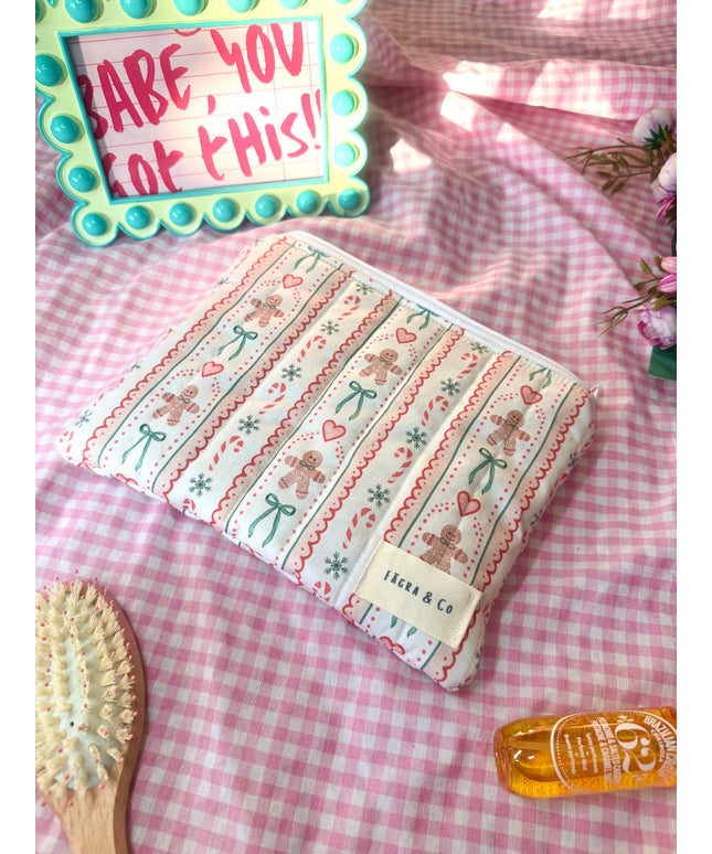 Gingerbread Man Flat Pouch