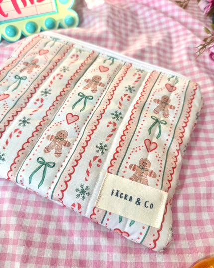 Gingerbread Man Flat Pouch