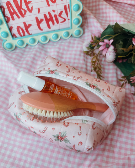 Candy Cane Makeup Bag ( M )