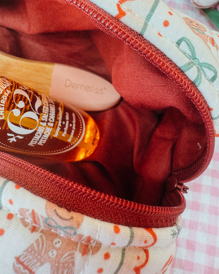 Gingerbread Man Makeup Bag ( M )