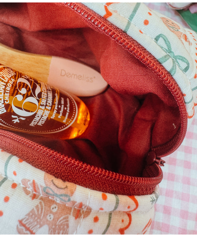 Gingerbread Man Makeup Bag ( M )