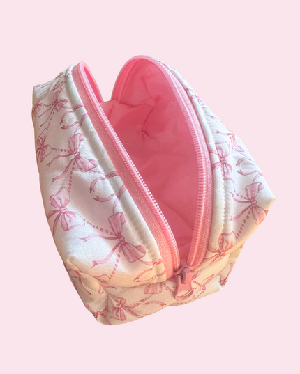 "La vie en rose" Makeup Bag SMALL